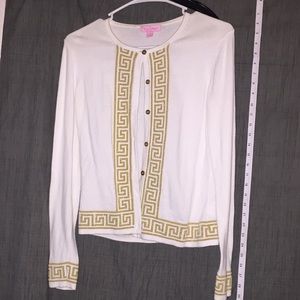 Lilly Pulitzer classic cotton dress cardigan XS